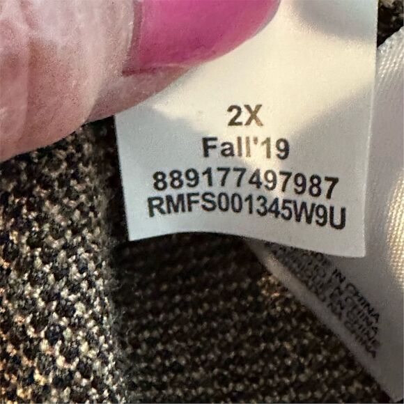 Rachel Roy Women's 2X Animal Print Pullover Sweater Multicolor - Picture 4 of 9